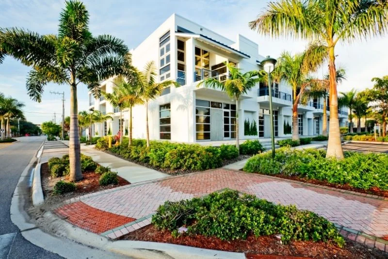 Commercial landscaping maintenance work in Newcastle